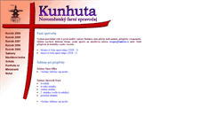 Desktop Screenshot of casopis.kunhuta.cz